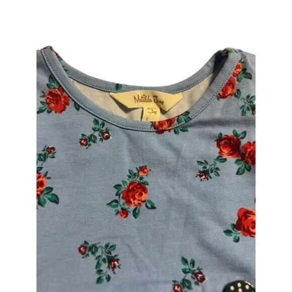 Matilda Jane Choose you own path Feeling Festive Tunic Top Dress Girls Size 2 Ex - Picture 5 of 7